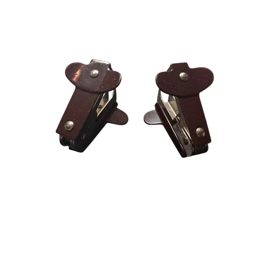 Vintage Staple Remover Brown‎ Lot of 2